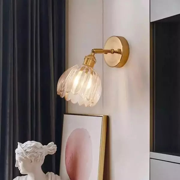 BowLift | Retro – Wall Light Glass Tulip Bud