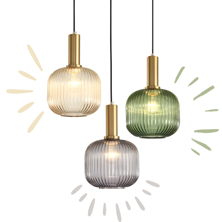BowLift | Retro Glass Pendant Light - ColorVibe