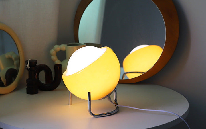 BowLift | RETRO GLASS TABLE LAMP - ATMOSPHERIC NORDIC NIGHT LIGHTING