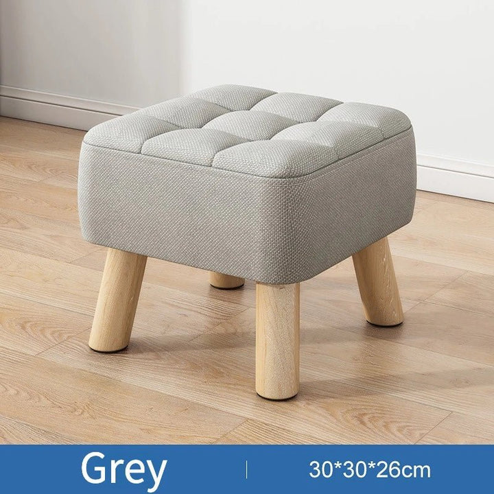 BowLift | Padded ottoman stool in retro style in pastel colors