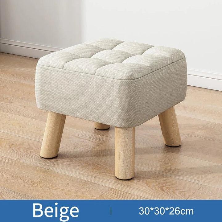 BowLift | Padded ottoman stool in retro style in pastel colors