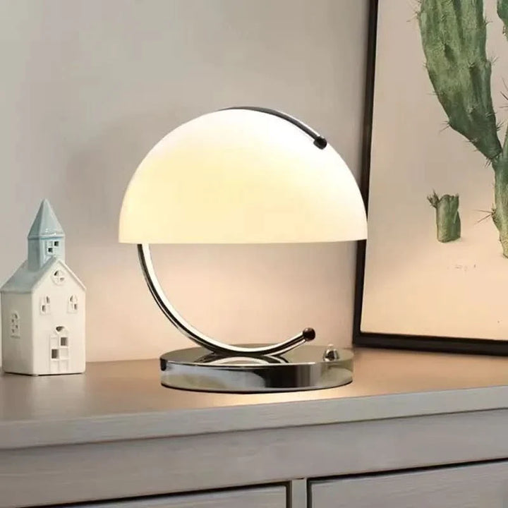 BowLift | Mushroom Glass Table Lamp in Danish Style