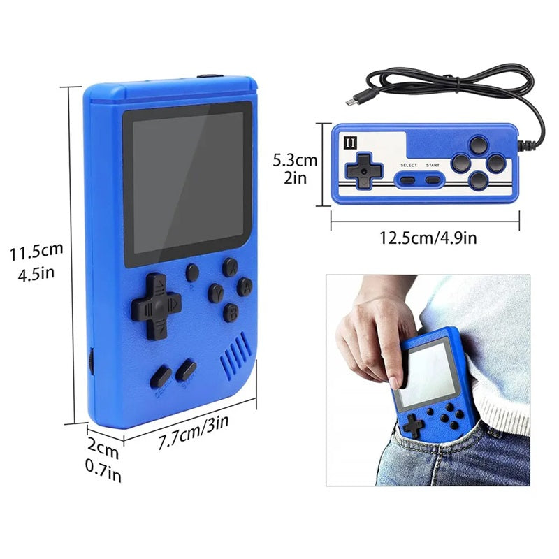 BowLift | Handheld Retro Game Console with Built-In 400+ Classic Games