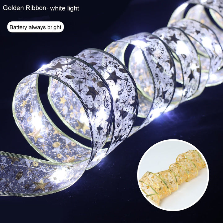 BowLift | Ribbon Fairy Light Christmas Decoration