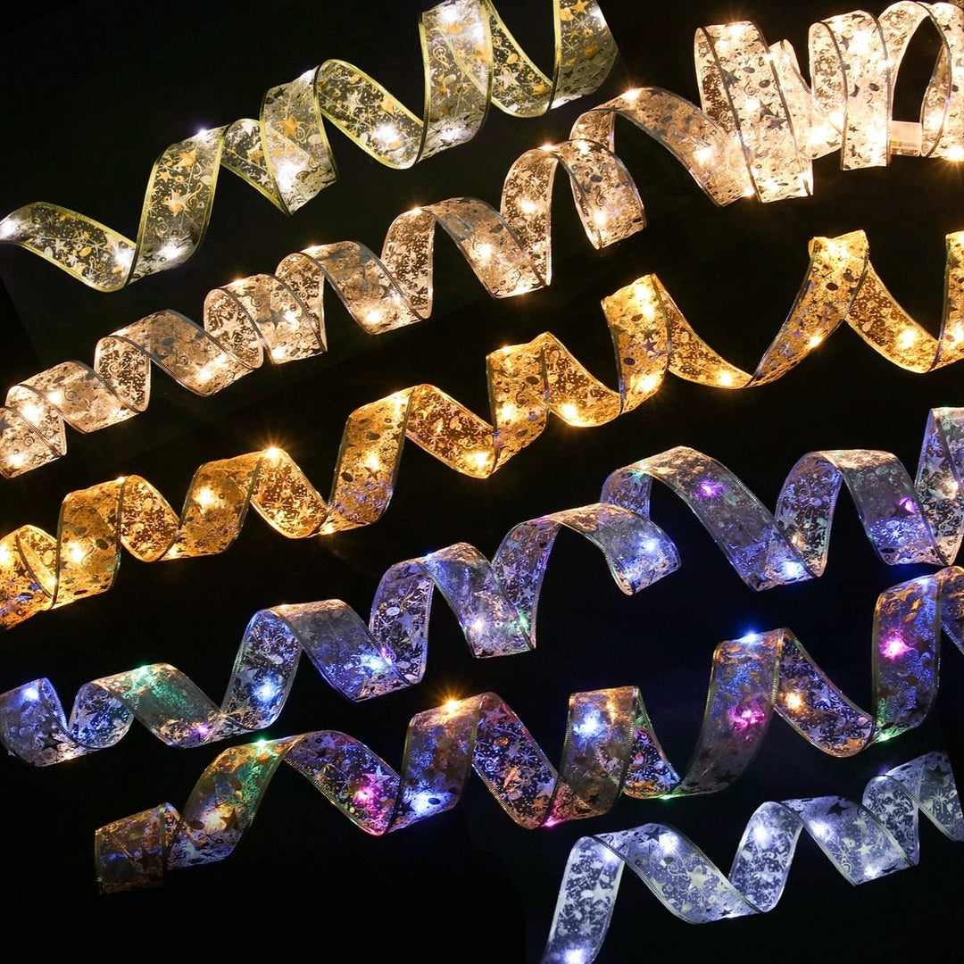 BowLift | Ribbon Fairy Light Christmas Decoration