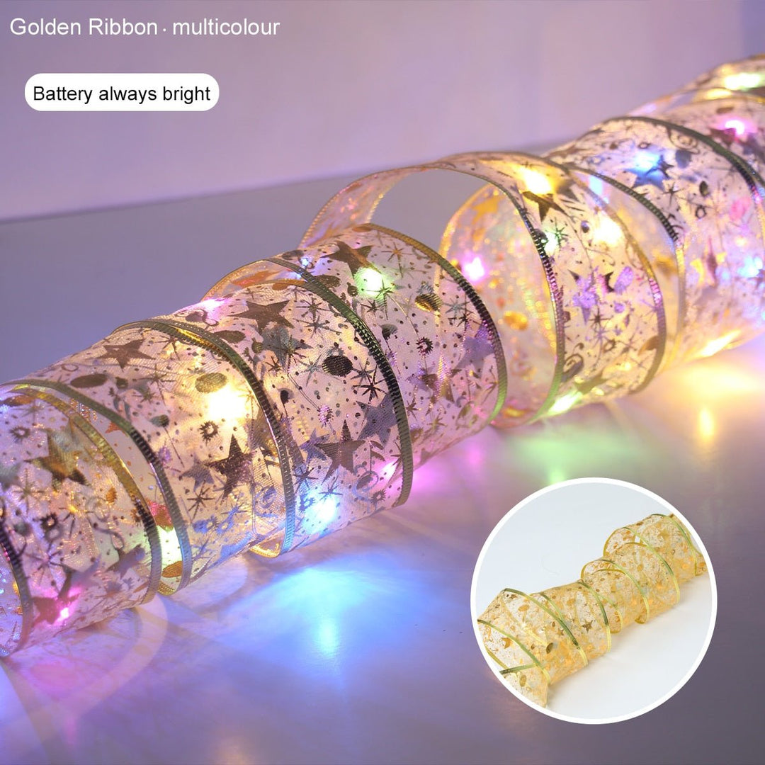 BowLift | Ribbon Fairy Light Christmas Decoration