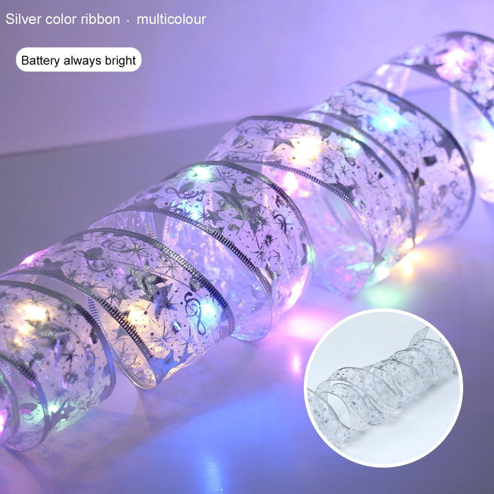 BowLift | Ribbon Fairy Light Christmas Decoration