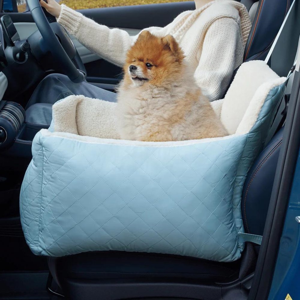 RideCozy • Quilted Car Seat Bed for Dogs - Dog & Cat Bed - BowLift