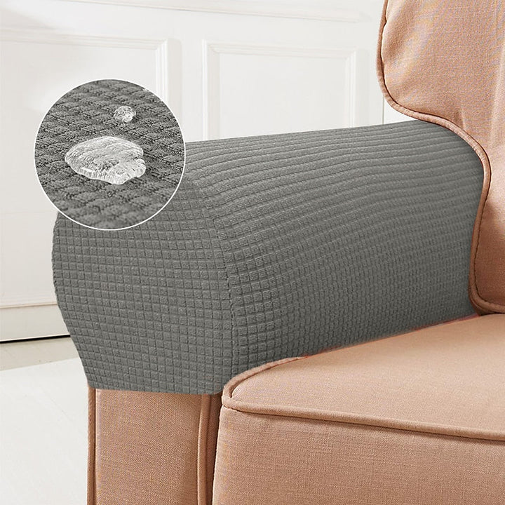 BowLift | Stretch Armrest Covers – Spandex Covers for Chairs & Armchairs, Set of 2, Bordeaux