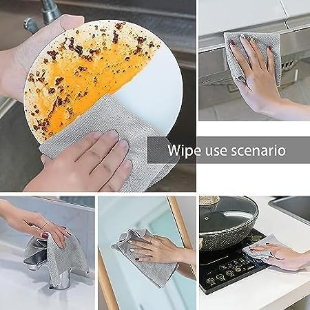 20 pcs Microfiber Cleaning Cloth with Box Bowlift