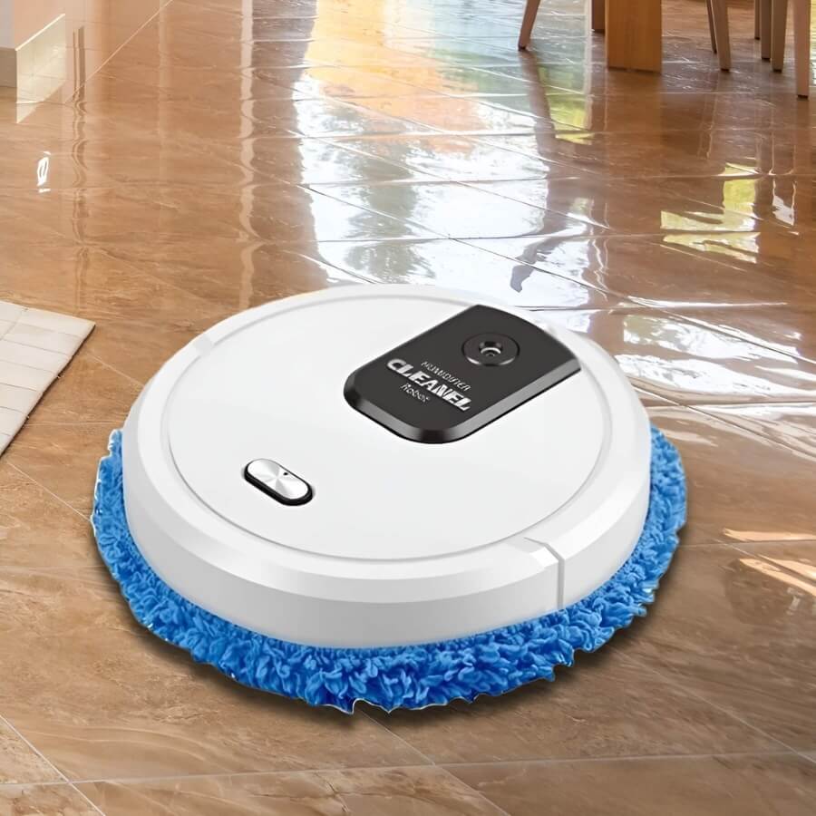 BowLift | Suction and Mopping Robot MobiSweep | 3-in-1 Function | Self-Charging & Whisper Quiet | Compact 25×25×6.5 cm