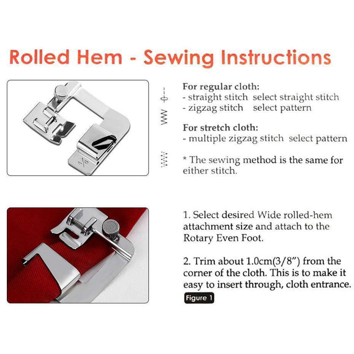 BowLift | Rolled Hem Sewing Foot