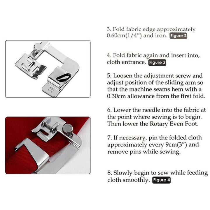 BowLift | Rolled Hem Sewing Foot