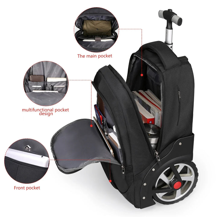 Rolling Laptop Backpack – Helsinki | Bowlift