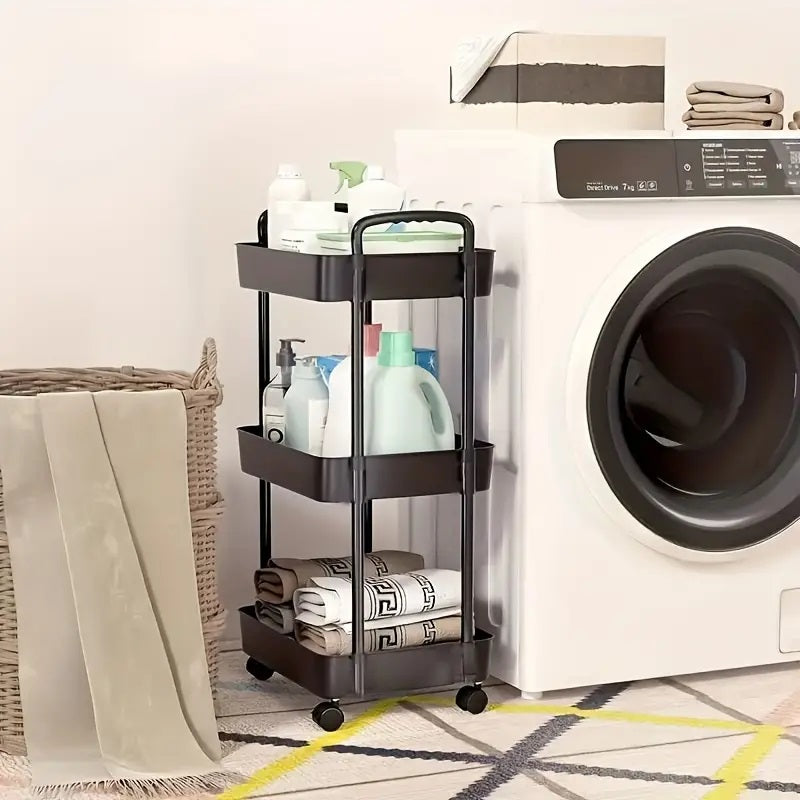 BowLift | 3-Tier Multifunctional Rolling Cart with Wheels