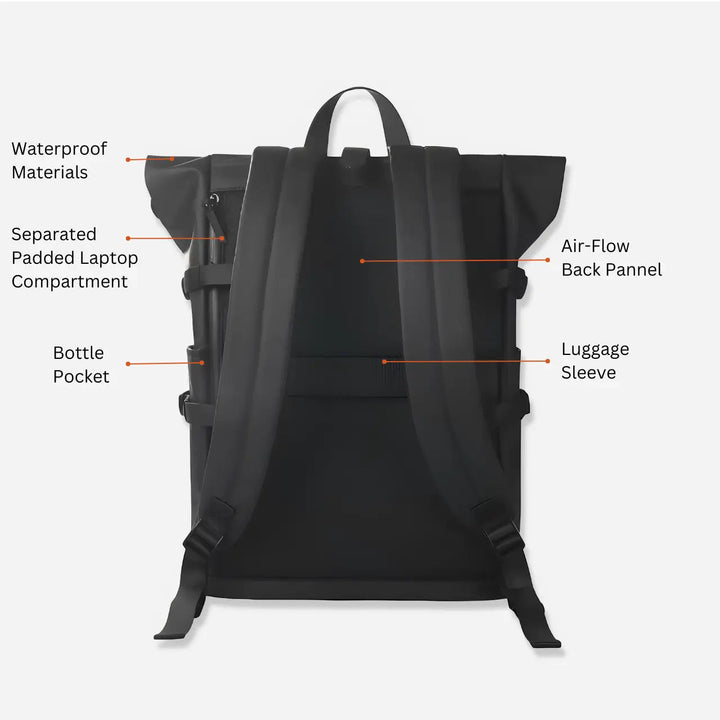 Rolltop Backpack | Slim and functional | Bowlift