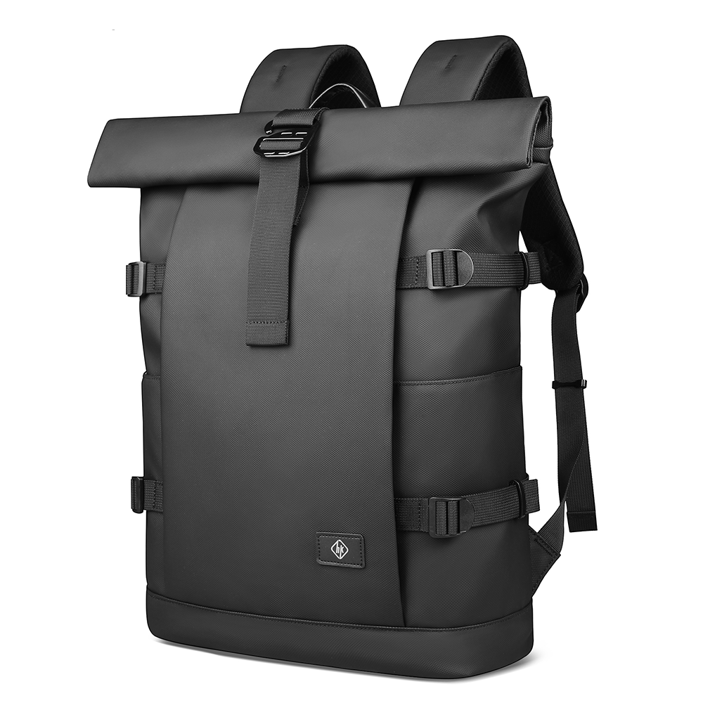 BowLift | ROLLTRAIL Rolltop Backpack – Expandable 17" Laptop Bag, Waterproof, Anti-Theft, Outdoor & Travel-Ready