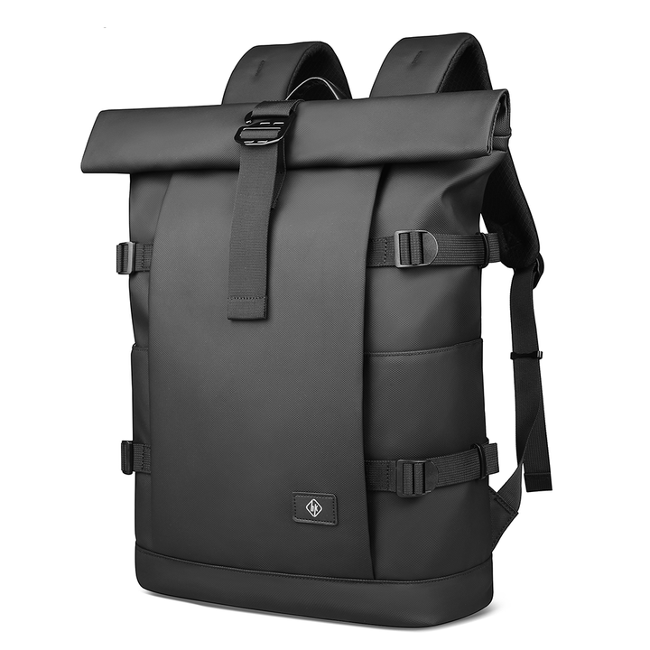 BowLift | ROLLTRAIL Rolltop Backpack – Expandable 17" Laptop Bag, Waterproof, Anti-Theft, Outdoor & Travel-Ready