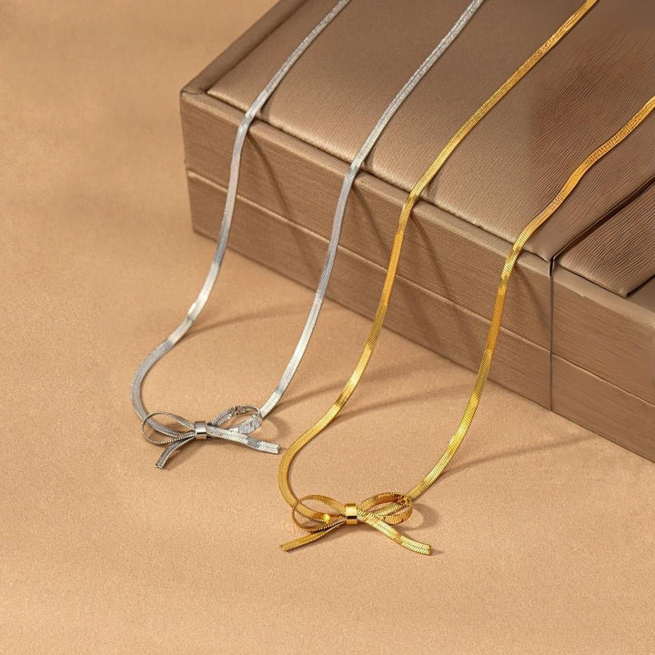 BowLift | Romantic Dainty Bow Necklace
