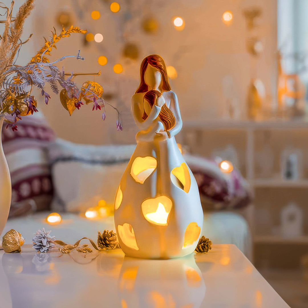 BowLift | Table Lamp Romantic Resin Warm Heart Light