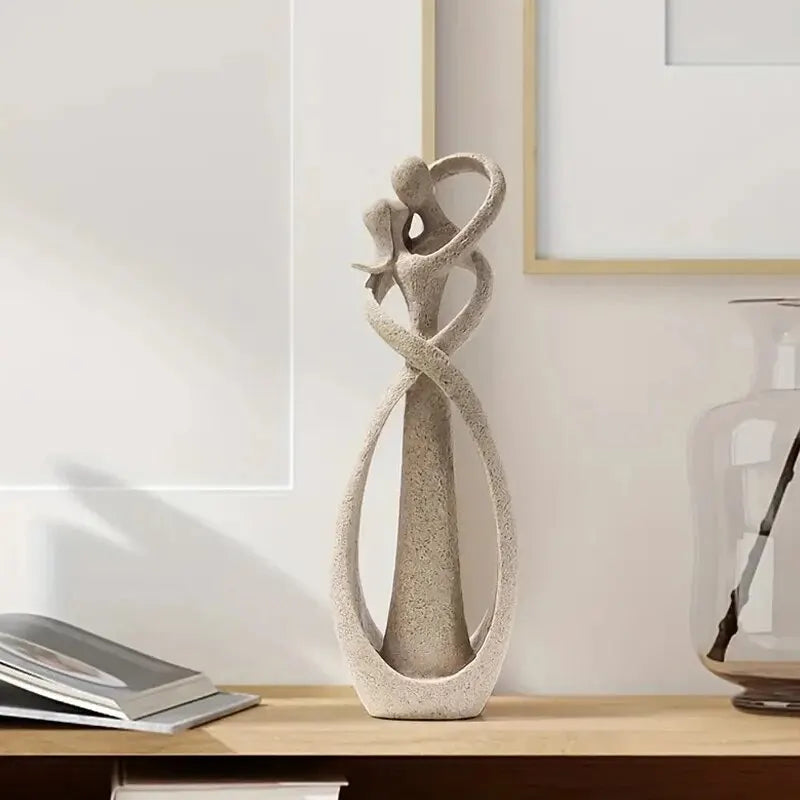 BowLift | Romantic Wax Sculpture - Serene Embrace