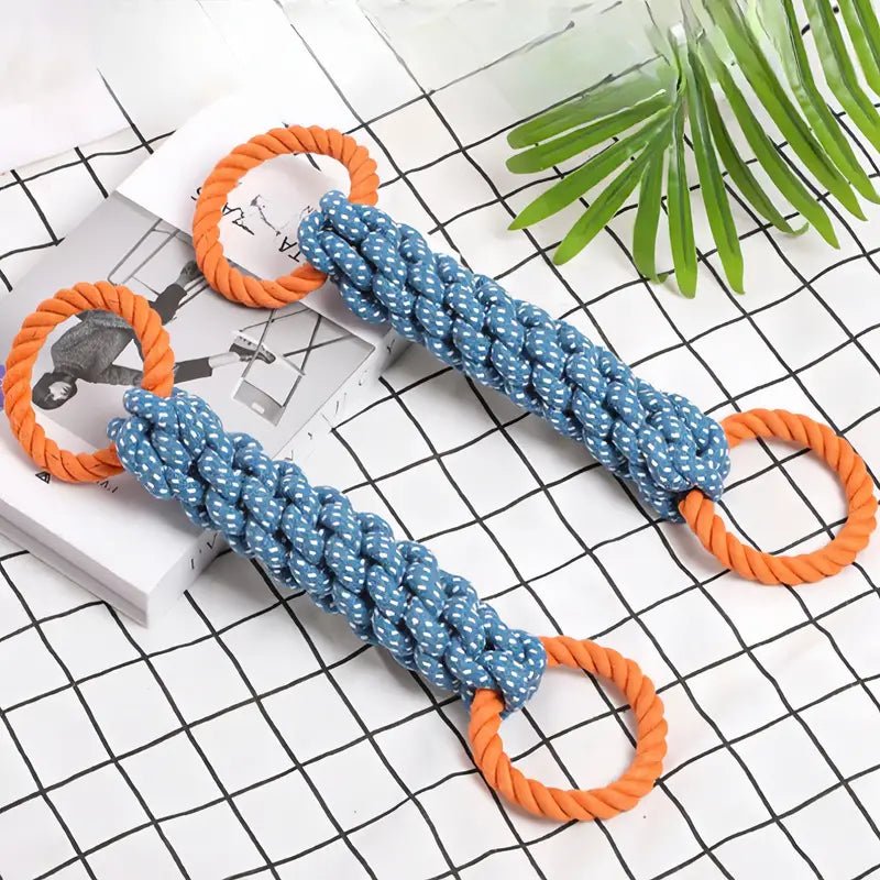 RopeHandle • Squeaky Dog Toy - Squeaky Dog Toy - BowLift