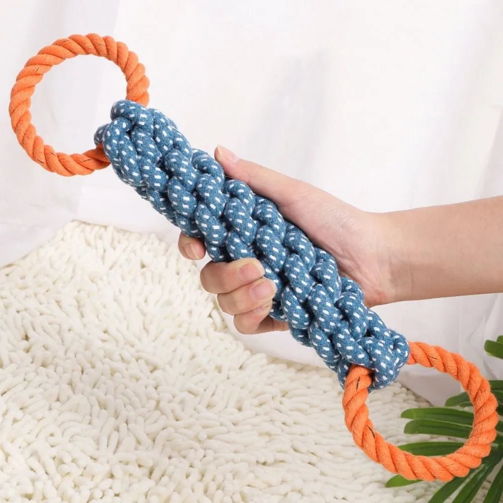 RopeHandle • Squeaky Dog Toy - Squeaky Dog Toy - BowLift