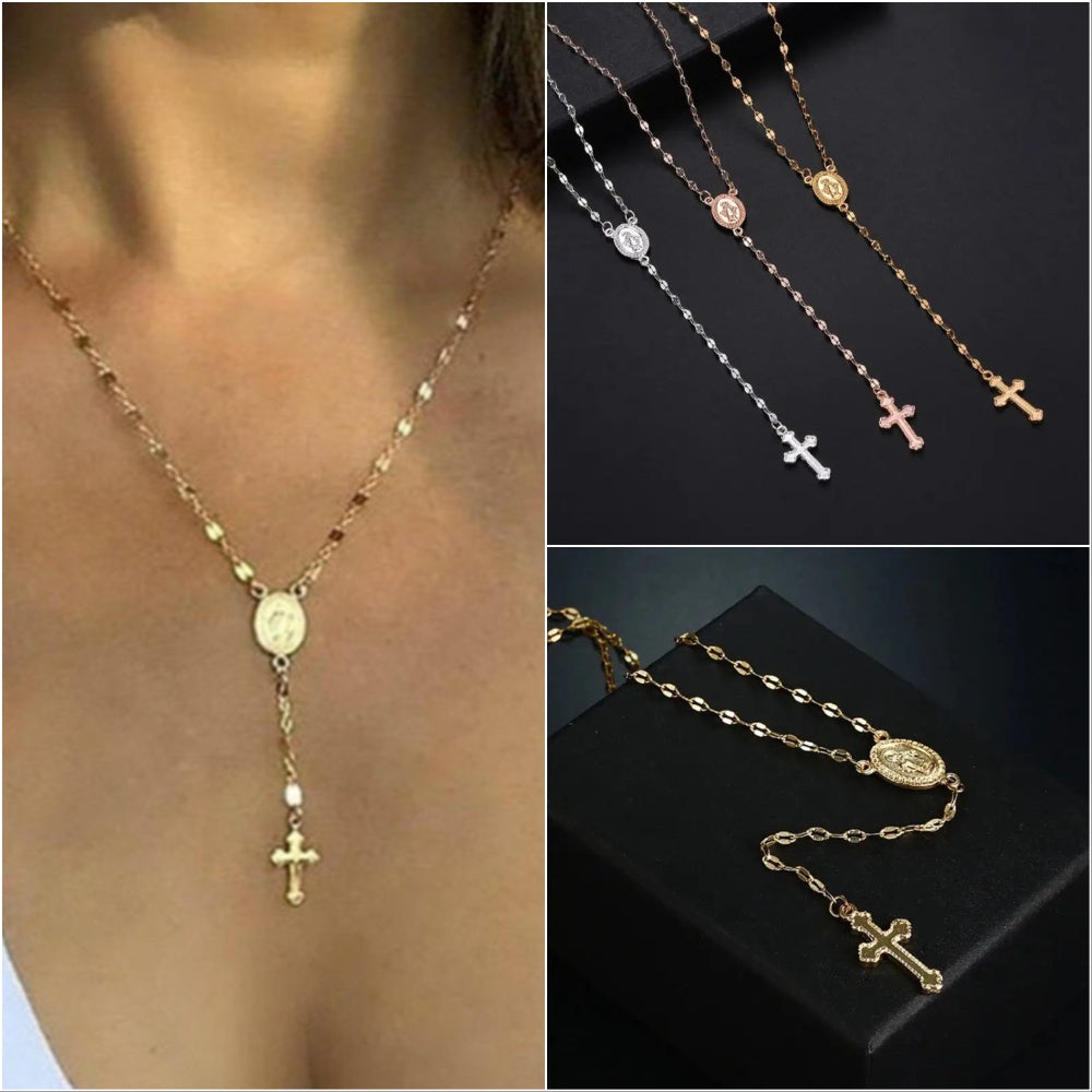 BowLift | Spiritual Rosary Necklace – Stylish Faith Jewelry for Any Occasion
