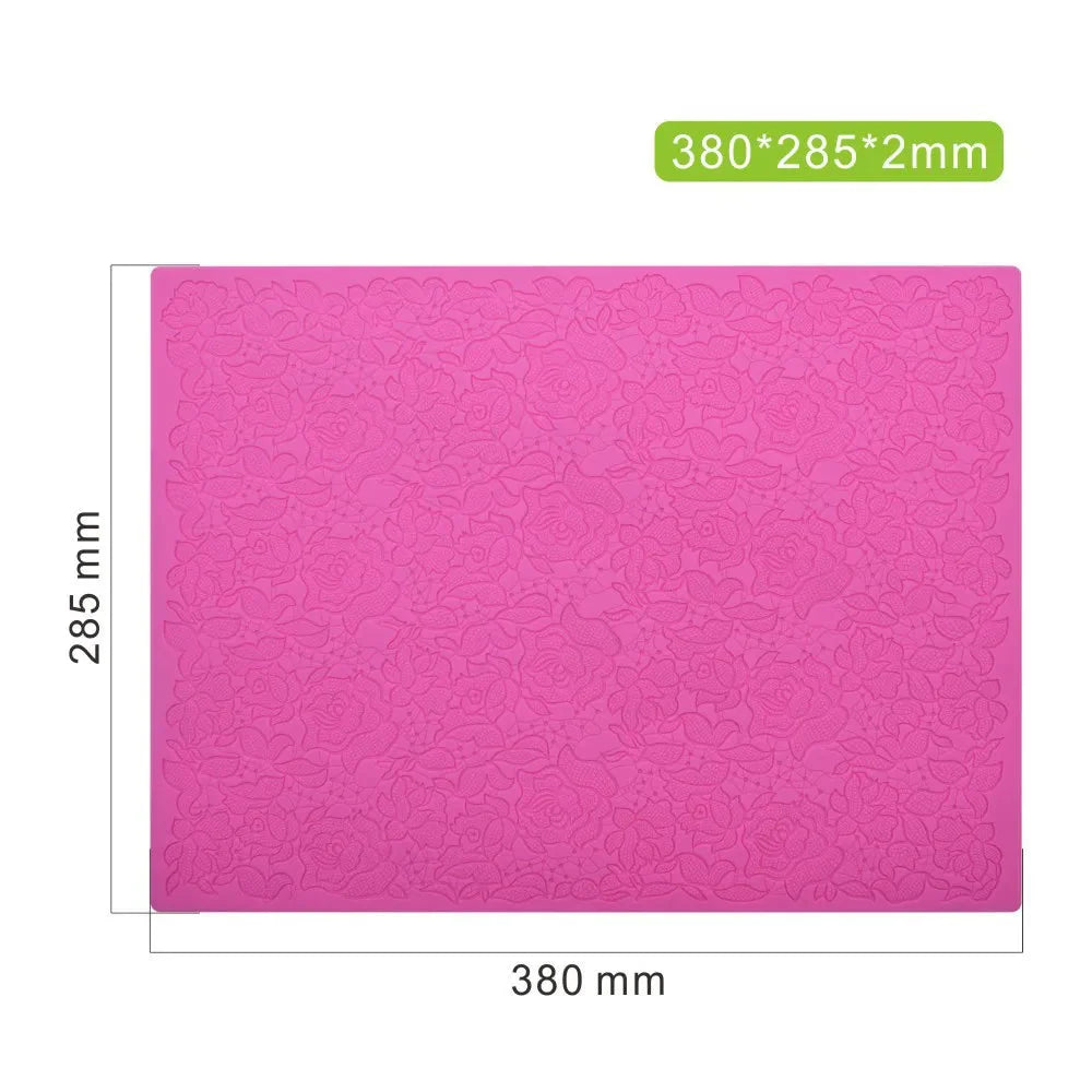 Rose Flower Lace Mold Cake Border Decoration Fondant Baking Decorating | Bowlift