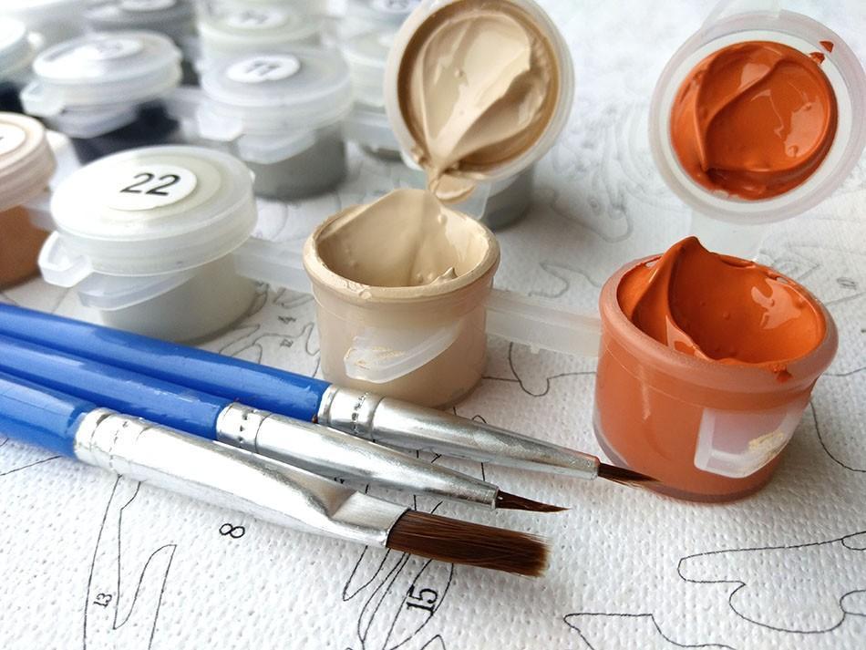 Rose Universe - Van-Go Paint-By-Number Kit | Bowlift