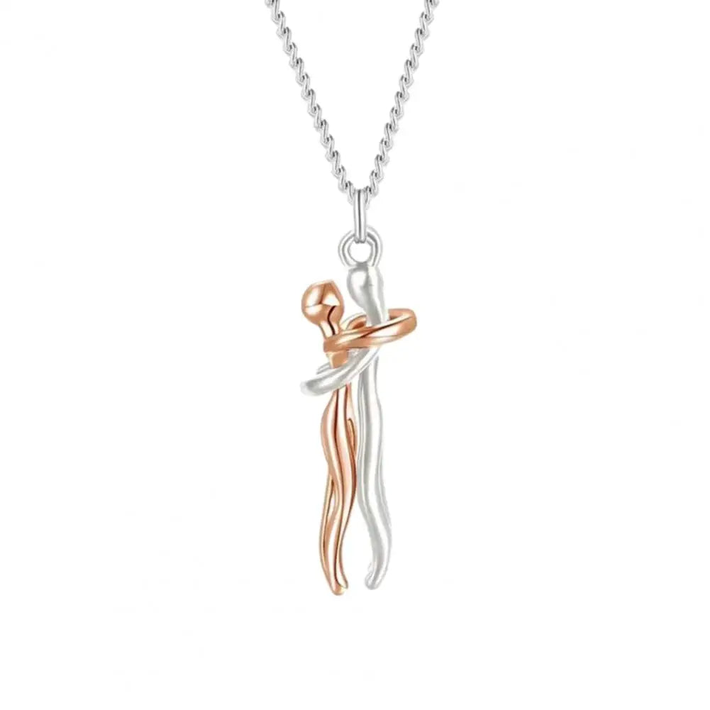 BowLift | Romantic Hugging Necklace Pendant for Couples