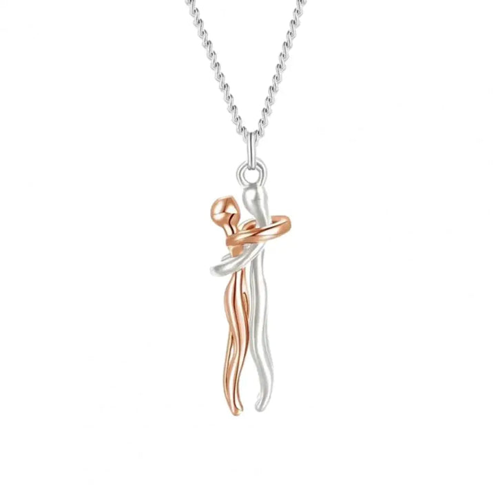 BowLift | Romantic Hugging Necklace Pendant for Couples