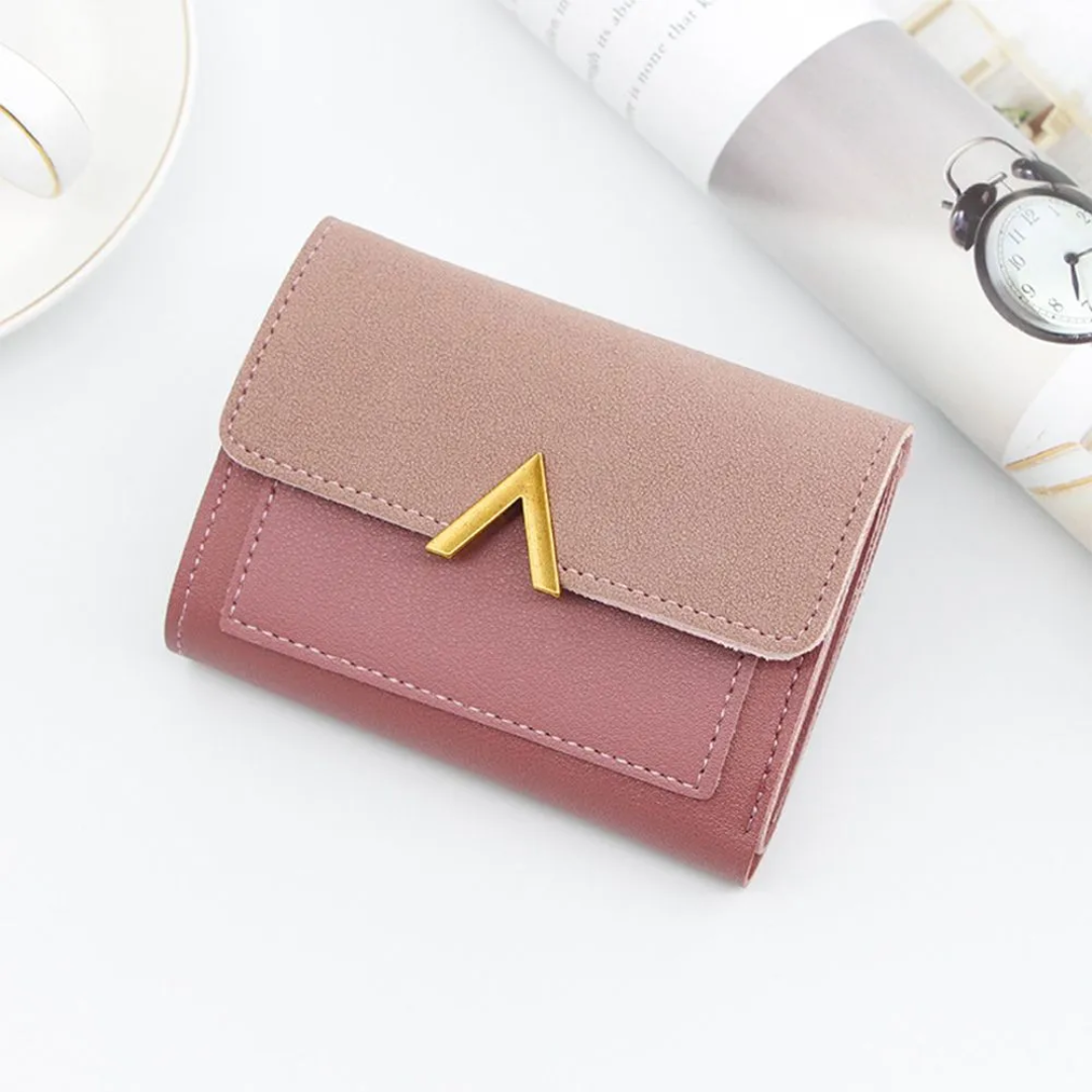 Compact Leather Wallet for Women Bowlift