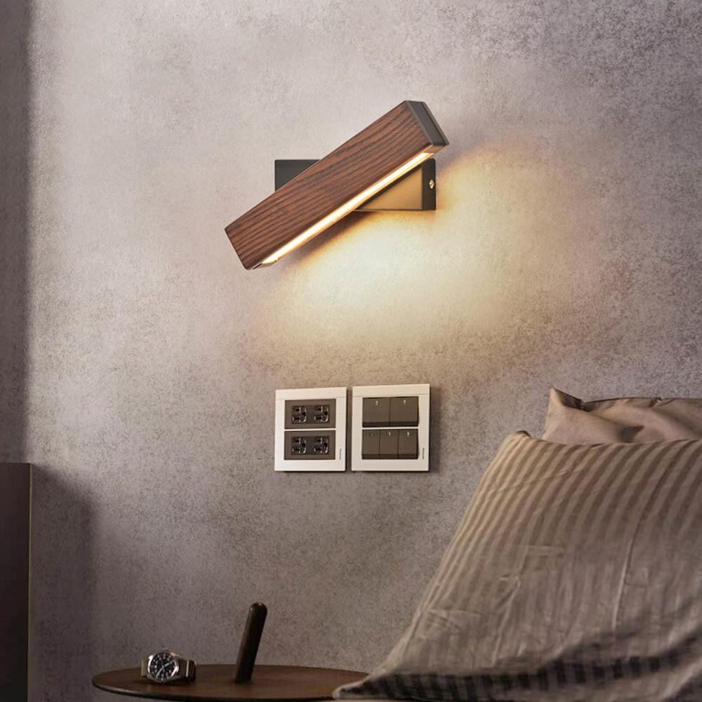 BowLift | Rotatable Wooden LED Wall Lamp - Jasper