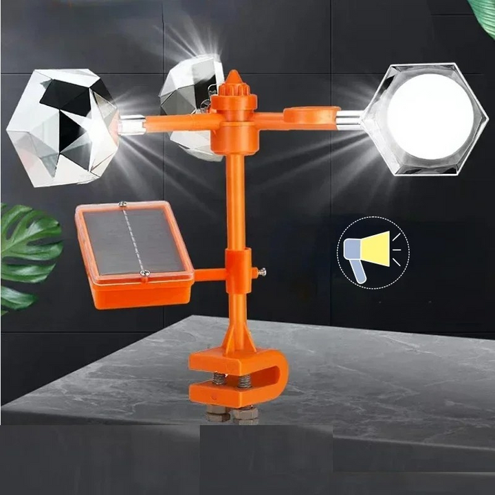 ZonSpin Bird Protector – 360° Reflective Pigeon Scare operated with Solar Energy | Bowlift