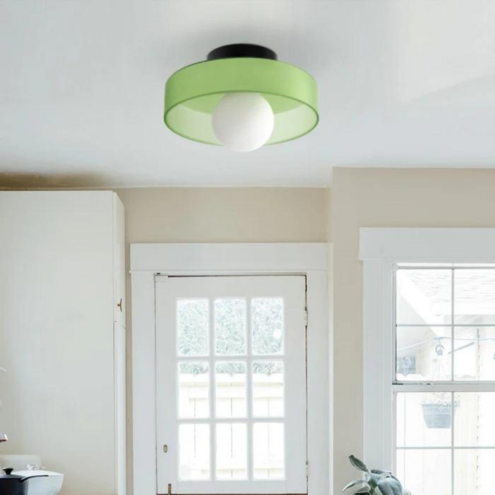 BowLift | Round Ceiling Lamp with Stylish Functionality - LumiSphere