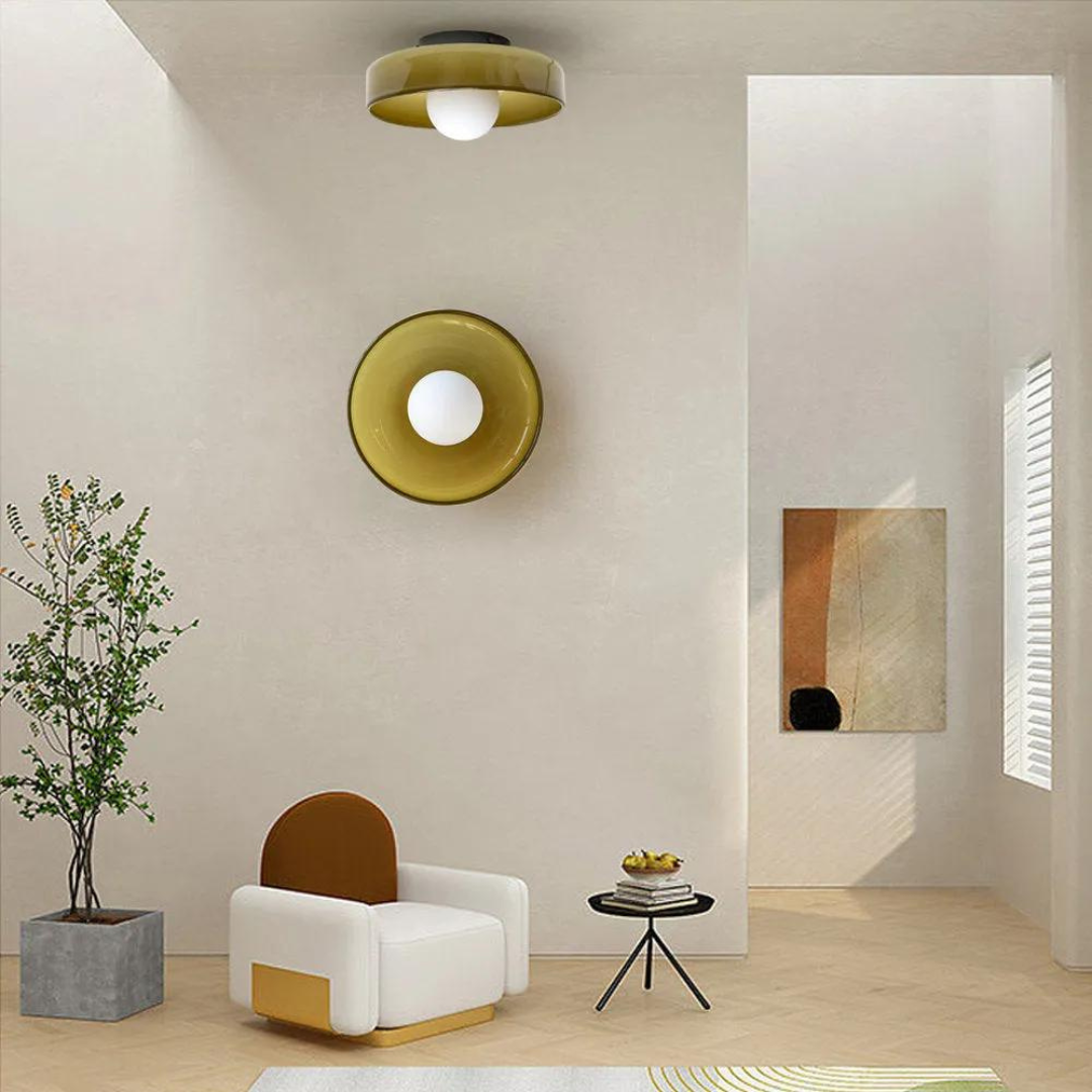 BowLift | Round Ceiling Lamp with Stylish Functionality - LumiSphere
