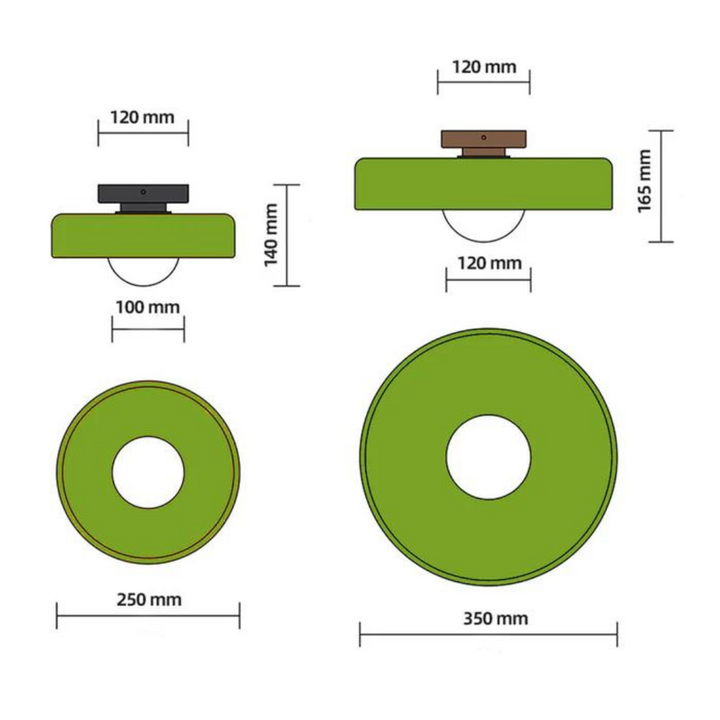 BowLift | Round Ceiling Lamp with Stylish Functionality - LumiSphere