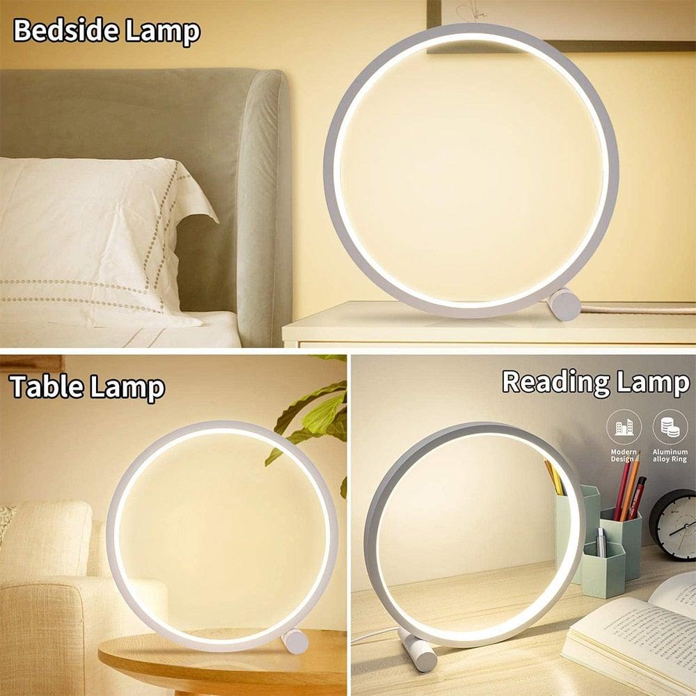 BowLift | Round Dream Light - Modern Round LED Desk Lamp