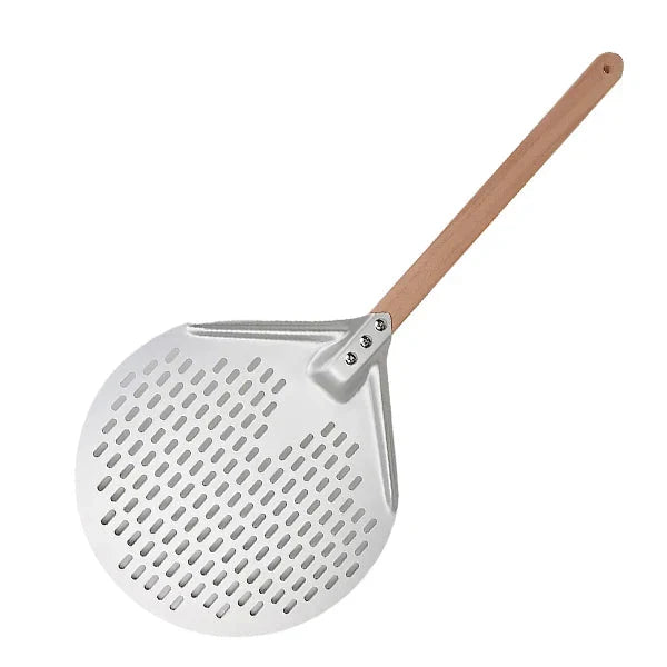 BowLift | Round Pizza Turner Pizza Paddle with Wooden Handle Pizza Shovel
