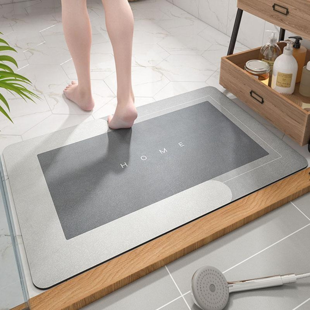 DroogZacht Bath Mat Non-Slip – Fast Drying Shower Mat | Bowlift