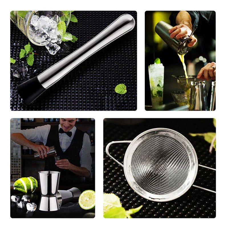 BowLift | Stainless Steel Drink Shaker Set with Professional Accessories
