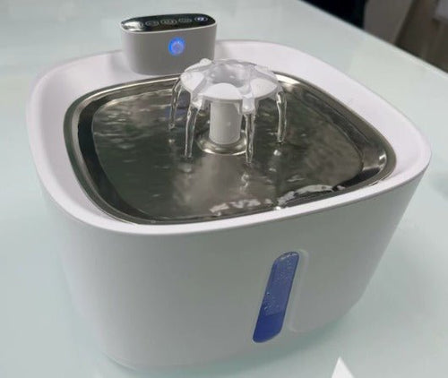 Smart Drinking Fountain for Cats and Dogs – 3.2L Stainless Steel with Filter | Bowlift