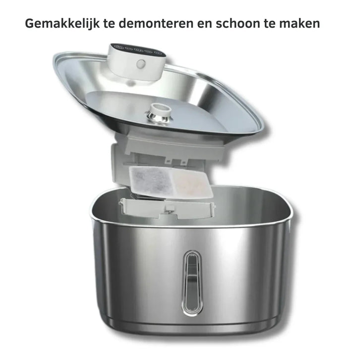 BowLift | Smart Drink Fountain for Cats and Dogs – 3.2L Stainless Steel with Filter