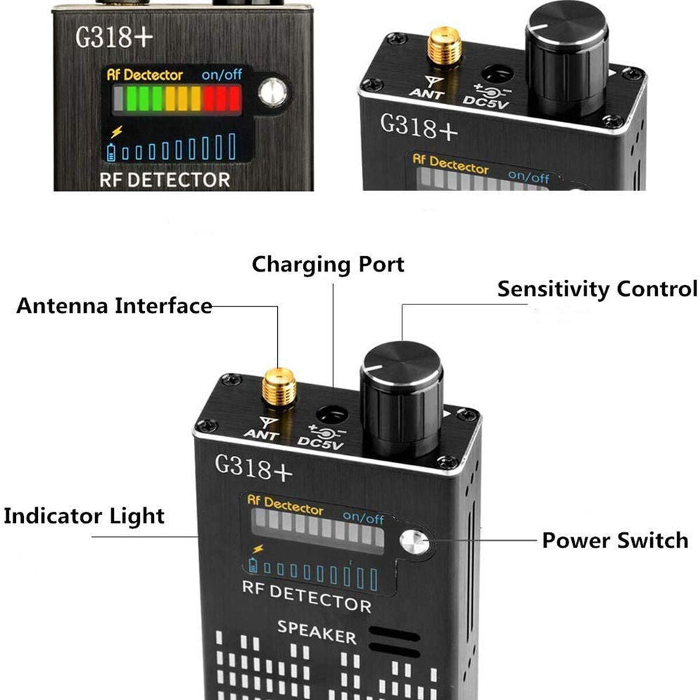 BowLift | Spy Signal Wall Detector, HF Detector, hidden camera, laser lens, GSM GPS device finder