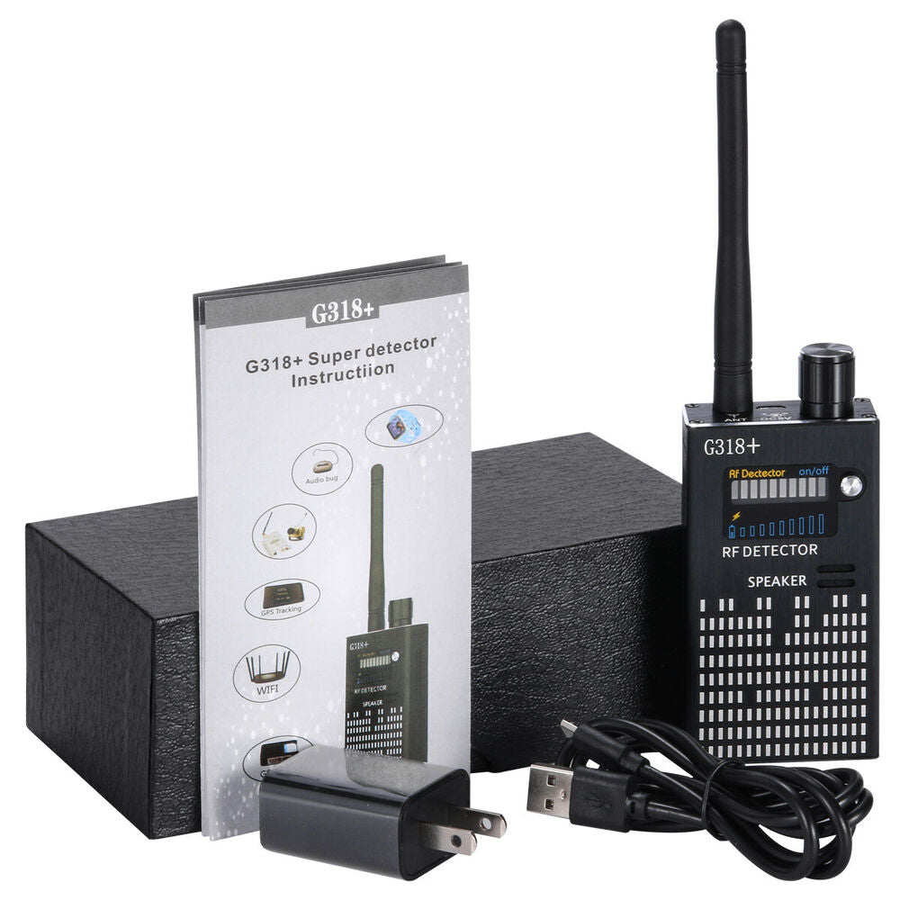 Spy Signal Bug Detector, HF Detector, Hidden Camera, Laser Lens, GSM GPS Device Finder