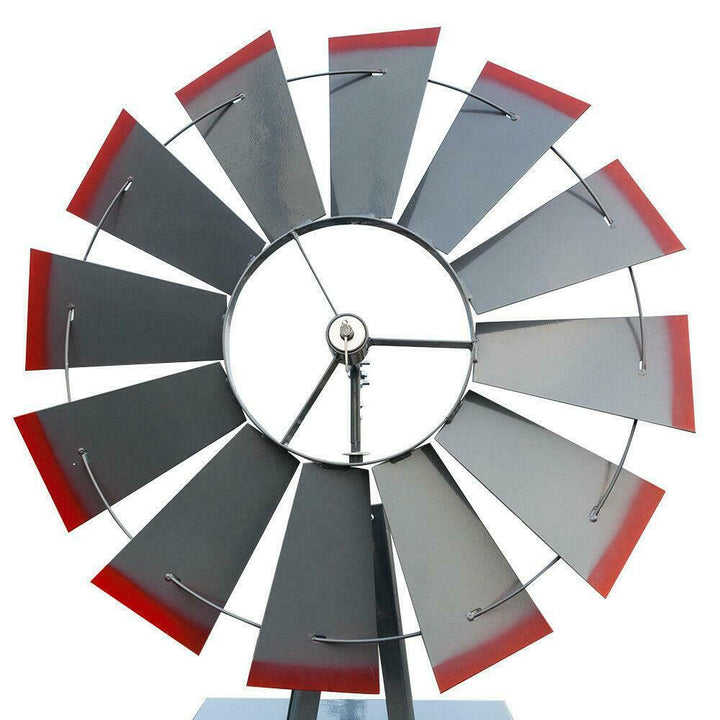 BowLift | Windmill 8FT Metal Ornamental - Garden Decoration