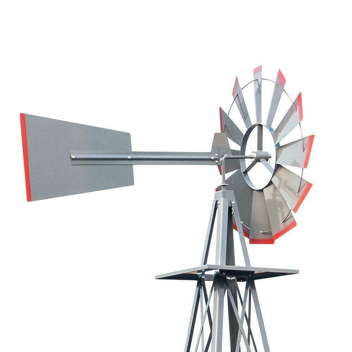 BowLift | Windmill 8FT Metal Ornamental - Garden Decoration