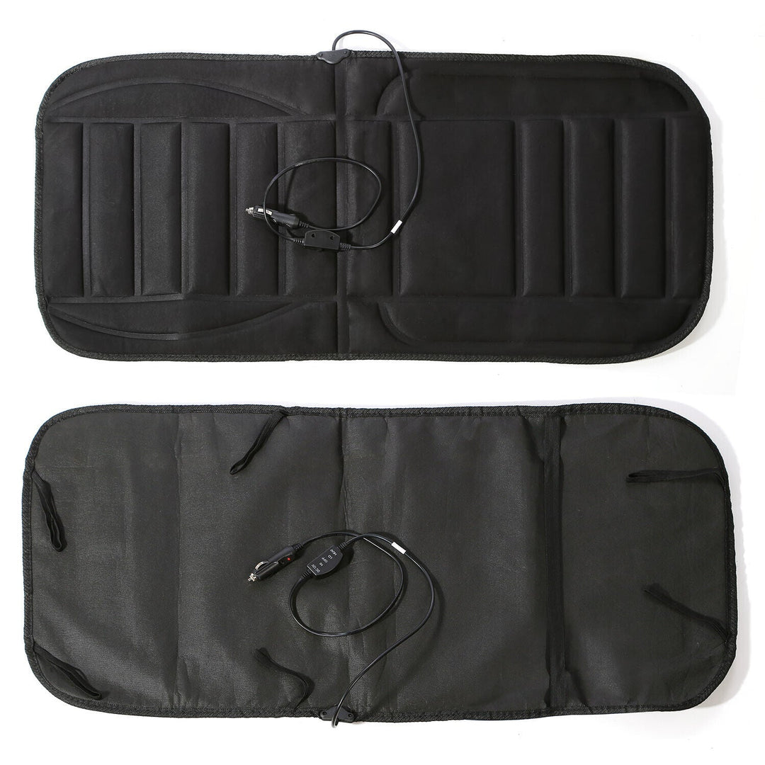 BowLift | HeatRide Heated Car Seat Cushion – 12V Memory Foam Seat and Back Heating