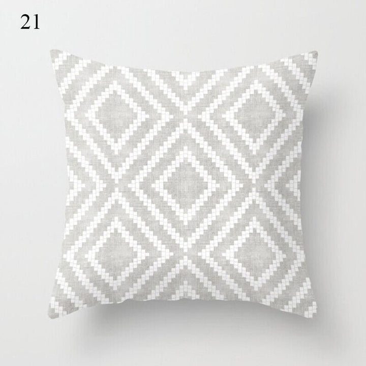 18" Cushion Cover Pillow Case Home Sofa Decor Pillowslip Waist Pillow Cover Soft Bowlift